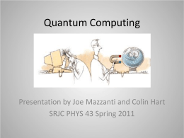 Quantum Computing - Santa Rosa Junior College