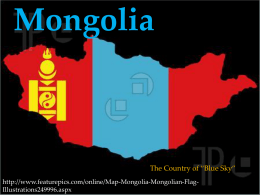 Mongolia - Wikispaces