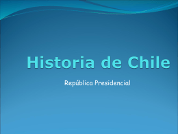 LA REPÚBLICA PRESIDENCIAL 1925