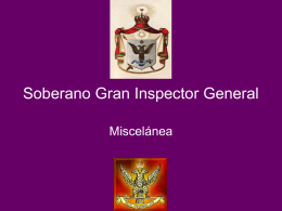 33° Grado – Soberano Gran Inspector General -