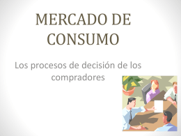MERCADO DE CONSUMO - Administración y Marketing