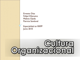 Cultura Organizacional - RRPP UDL | Sólo otro