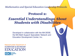 Protocol 2: Essential Understandings About