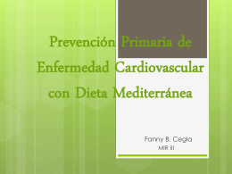 Prevención Primaria de Enfermedad Cardiovascular