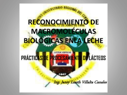 RECONOCIMIENTO DE MACROMOLÉCULAS BIOLÓGICAS ENLA