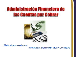 Administración Financiera de las Cuentas por
