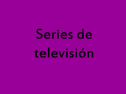 Series de televisión