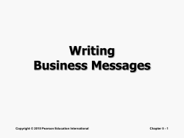 Writing Business Messages