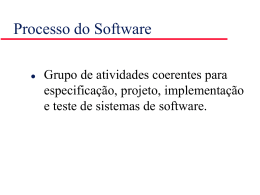Software Processes - Instituto de Matemática e