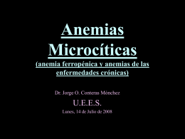 Anemias Microcíticas