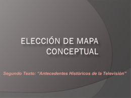 ELECCIÓN DE MAPA CONCEPTUAL