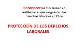 PROTECCIÓN DE LOS DERECHOS LABORALES