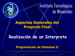Instituto Tecnológico de Minatitlán.