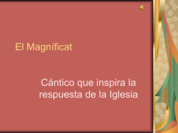 El Magníficat - Sitio de la Vicaría de Pastoral