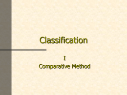 Classification - University of Hawaii