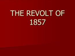 THE REVOLT OF 1857 - Helpline for ICSE Students