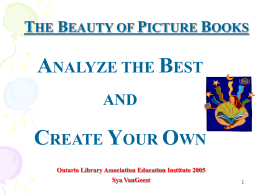 Studying & Creating Picture Books