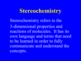 Stereochemistry - La Salle University