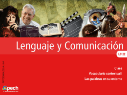 Lenguaje y Comunicación 2009