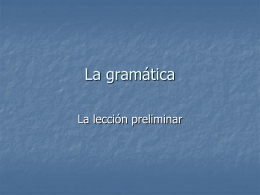 La gramática - Palatine High School | Home of the