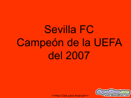 Sevilla FC Campeón de la UEFA del 2006