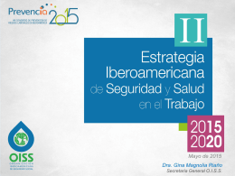 Diapositiva 1 - OISS - Organización Iberoamericana
