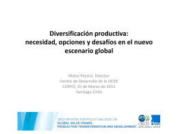 Diversificación productiva: necesidad, opciones y