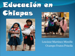 Educación en Chiapas