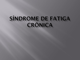 Síndrome de Fatiga Crónica