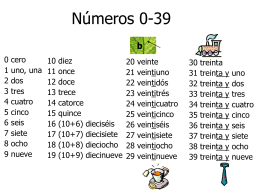 Números 0-39