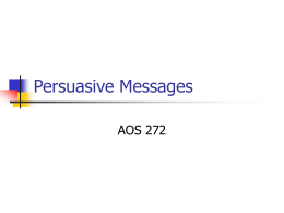 Persuasive Messages - SFCC Faculty Website