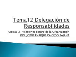 Tema12 Delegación de Responsabilidades