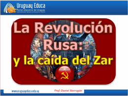 La Revolución Rusa - Portada Principal Uruguay