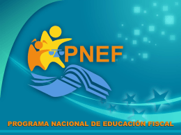 CIUDADANIA FISCAL - Programa de Educação Fiscal