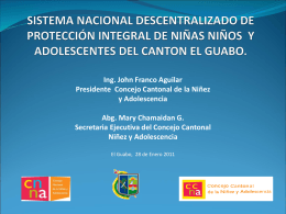 SISTEMA DE PROTECCIÓN INTEGRAL DE LA NIÑEZ Y