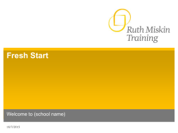 rml 1 - Ruth Miskin Training