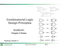 Logic Design I
