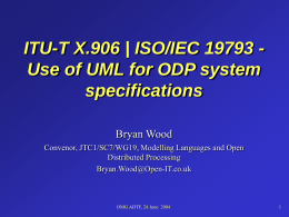 Specification Framework
