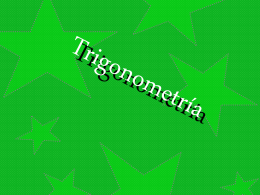 Trigonometría 5º