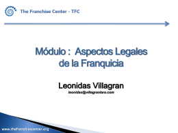 Presentación Legal TFC - Villagrán Lara Abogados