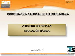Coordinación Nacional de Telesecundaria