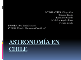 ASTRONOMÍA EN CHILE