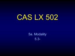 CAS LX 502 - Boston University