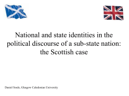 National and state identities in the political