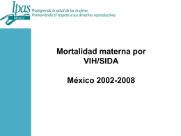 Diapositiva 1 - El rostro de la mortalidad materna