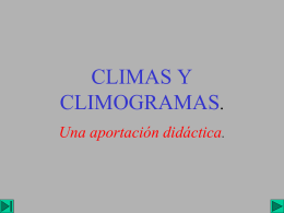 CLIMAS Y CLIMOGRAMAS.