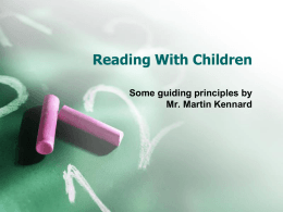 Reading With Children