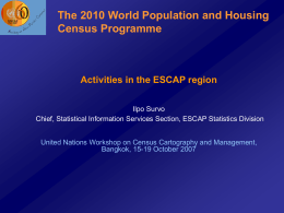 2010 World Population and Housing Census Programme