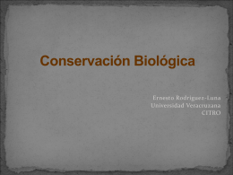 Conservación Biológica
