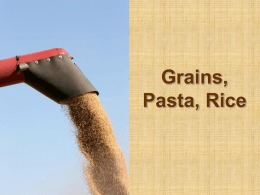 Grains, Pasta, Rice